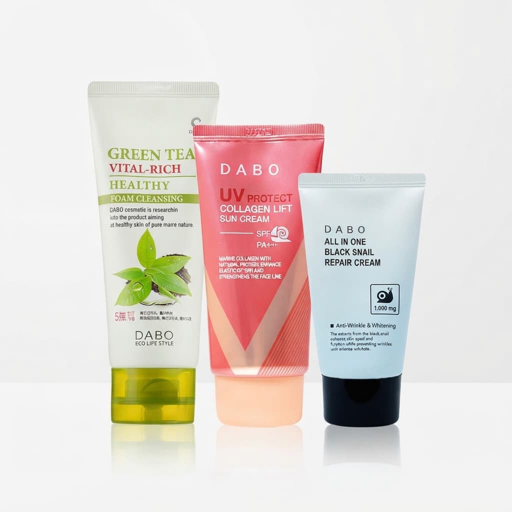 DABO Basic Skincare Trio – Cleanse, Hydrate & Protect
