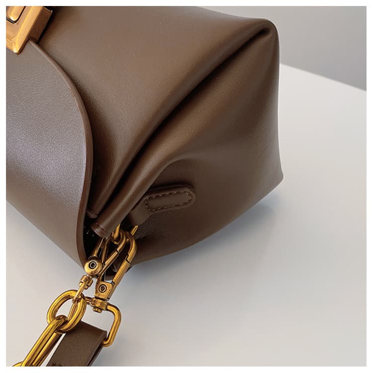 Luna Mini Shoulder Bag - Chocolate