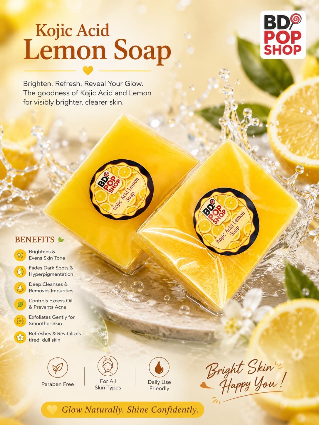 Kojic Acid Lemon Soap