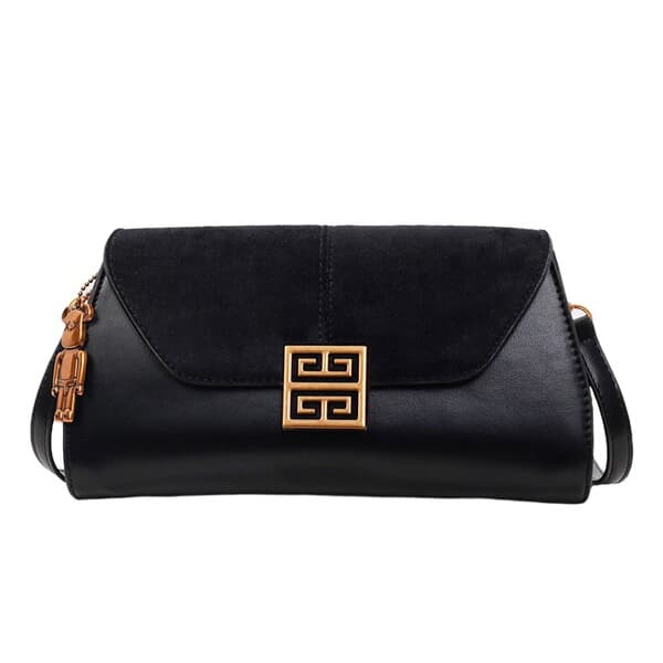 Elegant Square Bag - Black