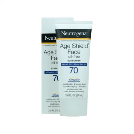 Neutrogena Age Shield Face Oil Free Sunscreen SPF70 88ml
