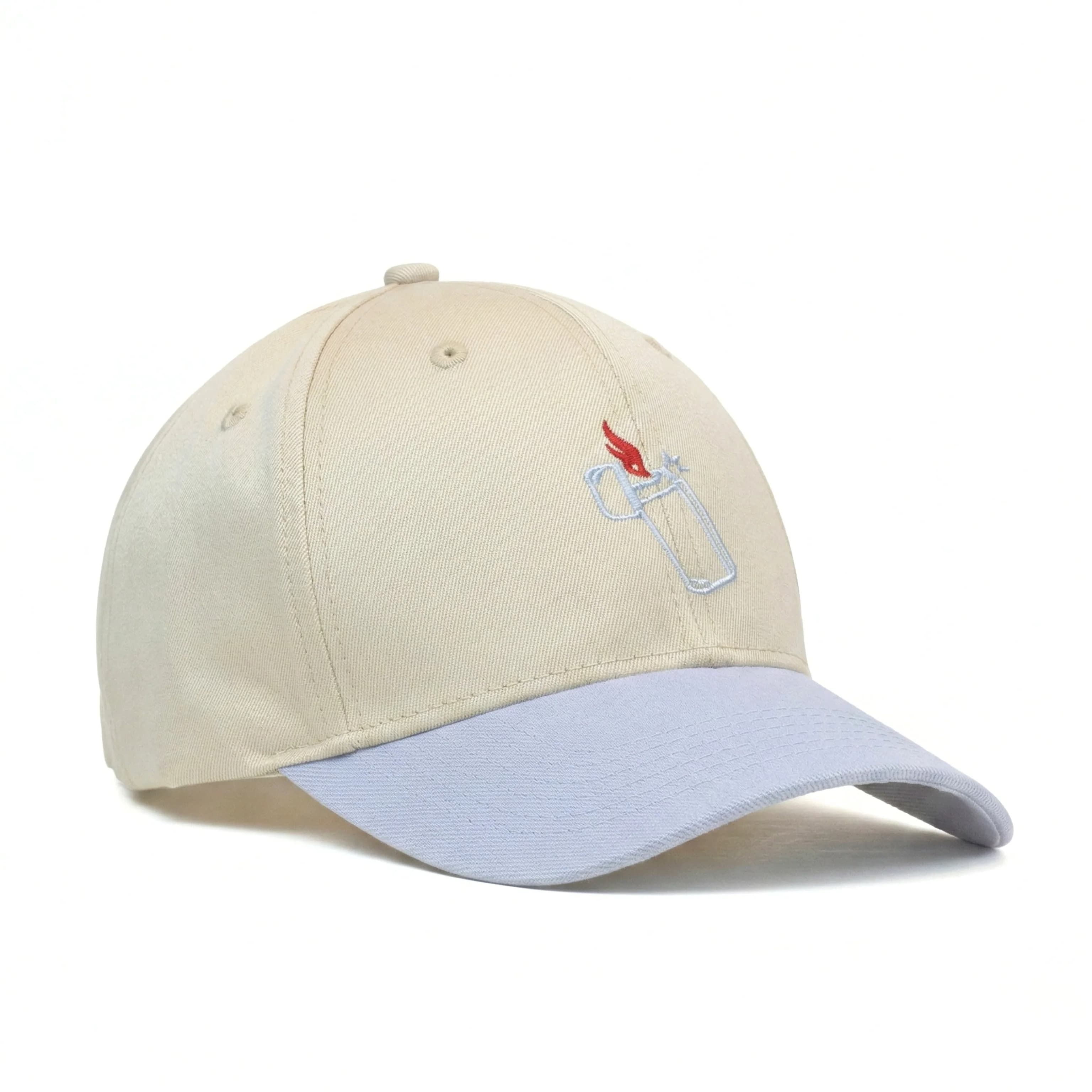 BEIGE & SKY BLUE STREETWEAR CAP
