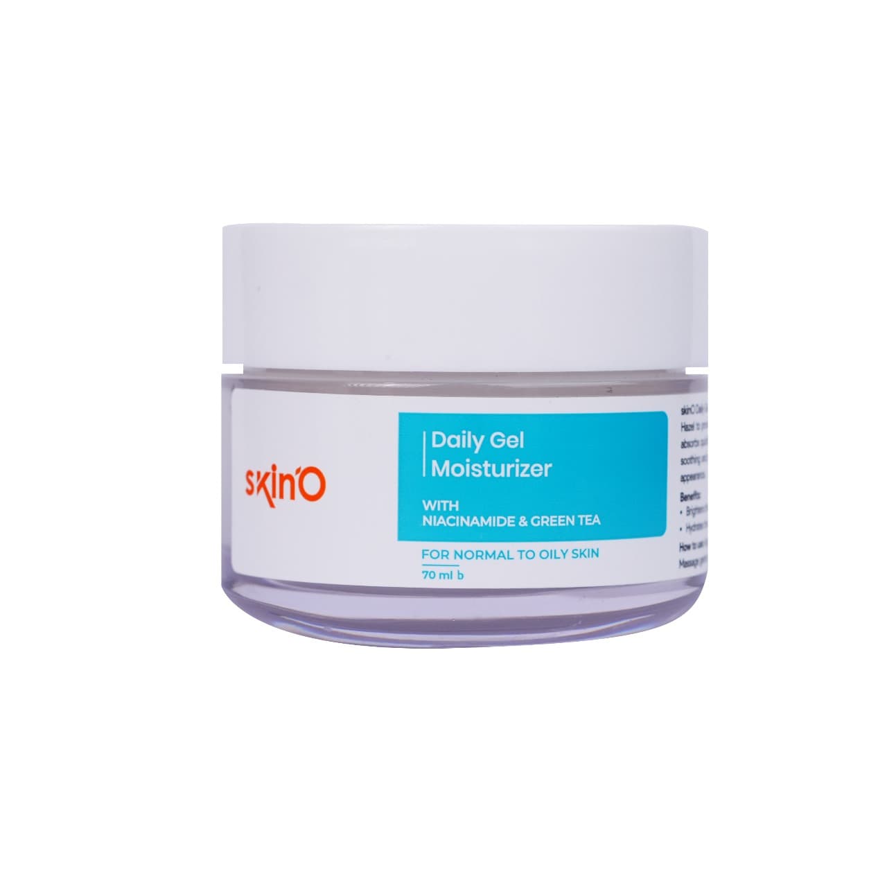Skino Daily Gel Moisturizer with Niacinamide & Green Tea 70ml