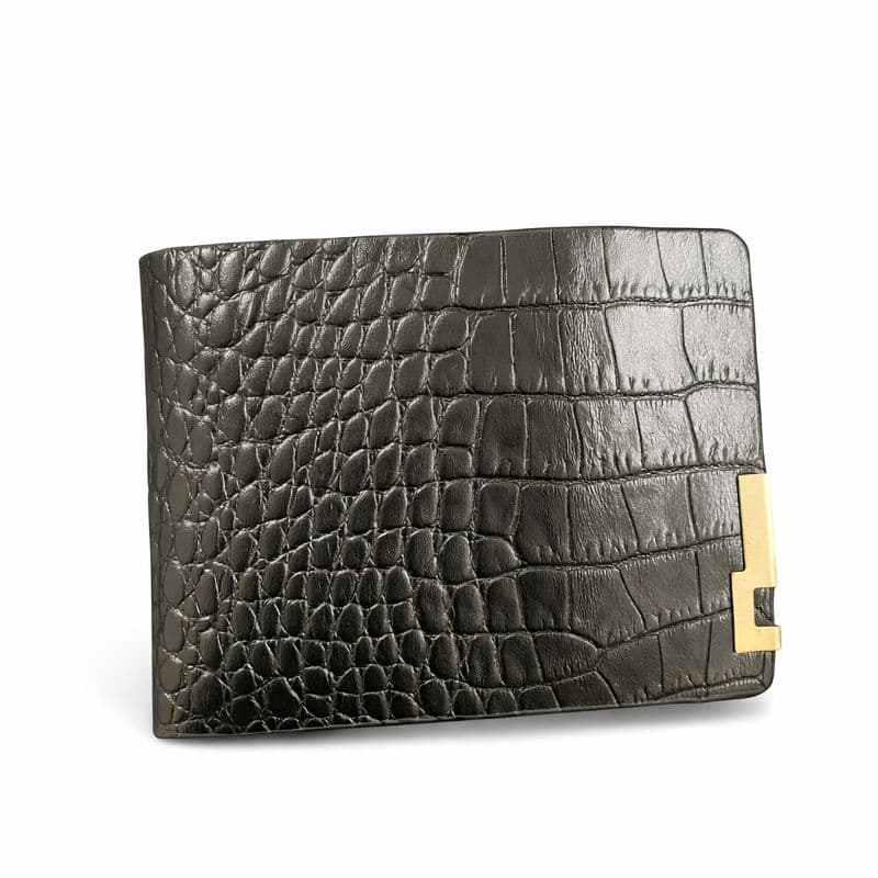 Luxury Crocodile Pattern Bifold Wallet